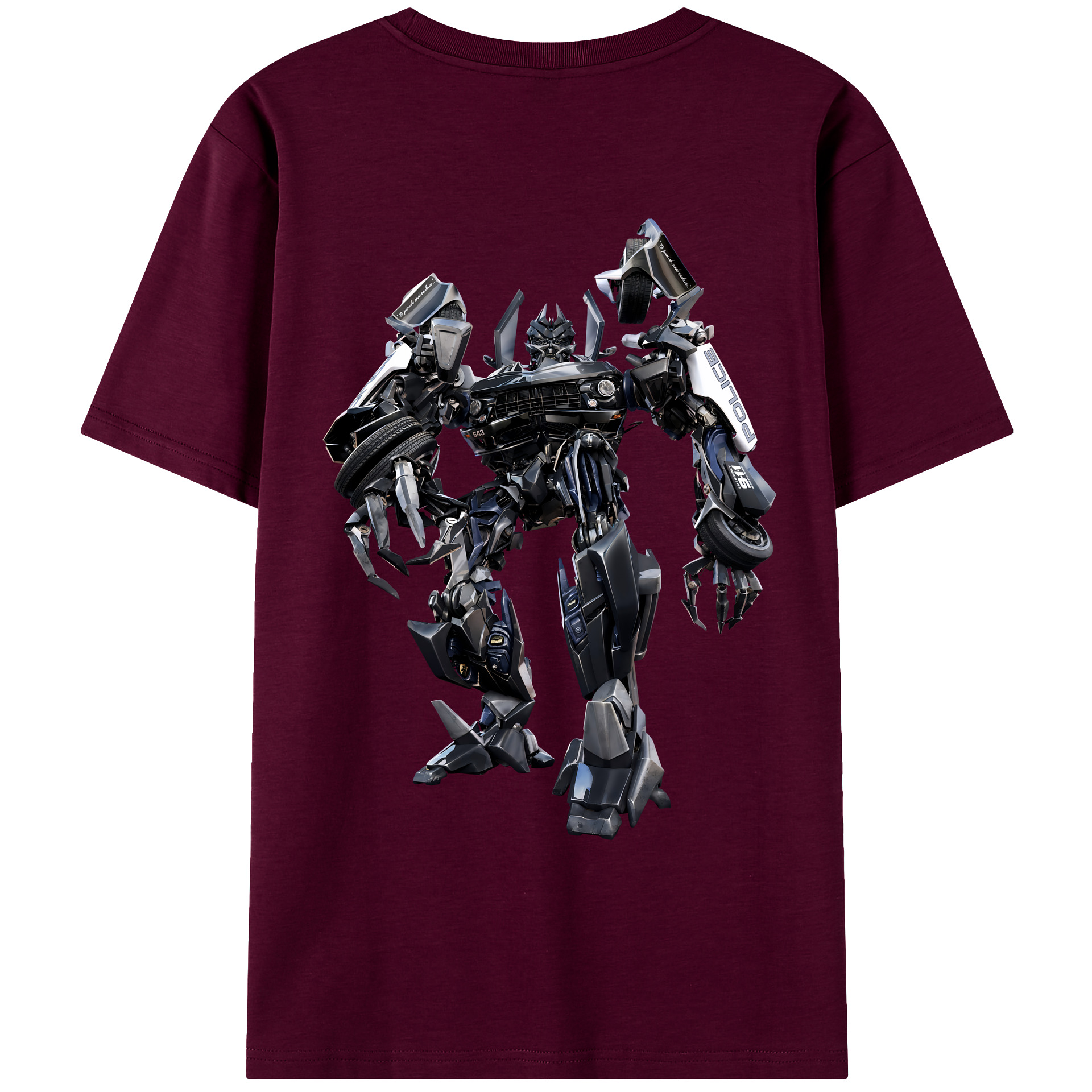（画像用） Transformers トランスフォーマー レディース半袖Tシャツ(バックプリント)